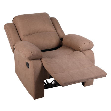 Fotoliu relaxant reglabil, material maro, ASKOY NEW [4]