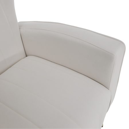 Fotoliu relaxant, ţesătură Velvet bej, BARET [5]