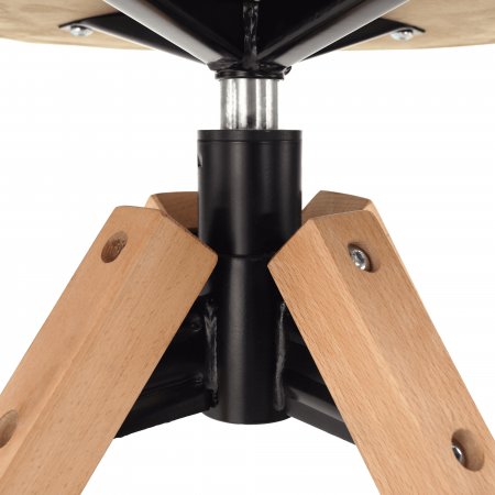 Fotoliu rotativ, bej/fag, DALIO [6]