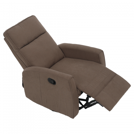 Fotoliu rotativ de relaxare, gri-maroniu taupe, MEKENZI [12]