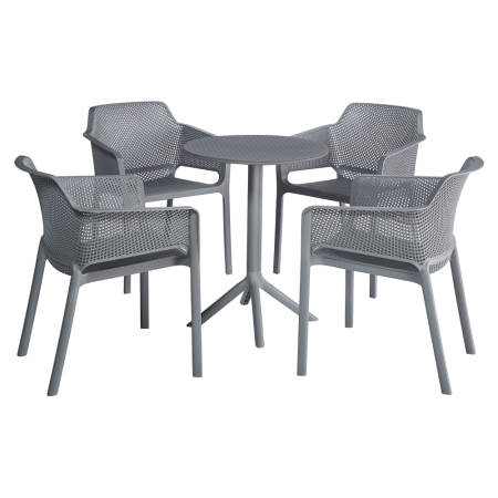 Fotoliu stivuibil, gri, LAVTON [2]