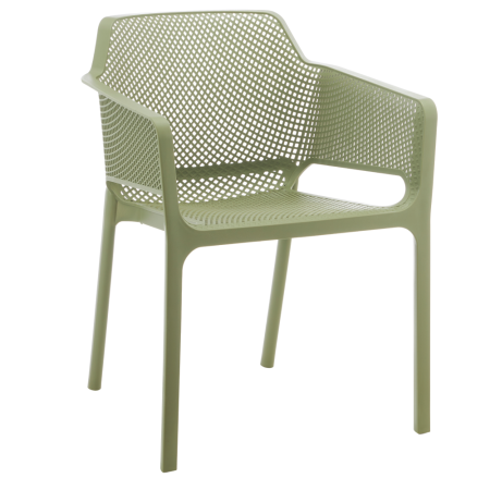 Mobilier Gradina - Fotoliu stivuibil, verde, LAVTON