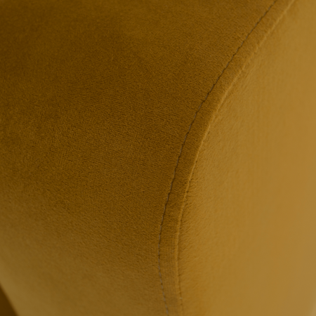 Fotoliu, ţesătură muştar, LUANA [12]