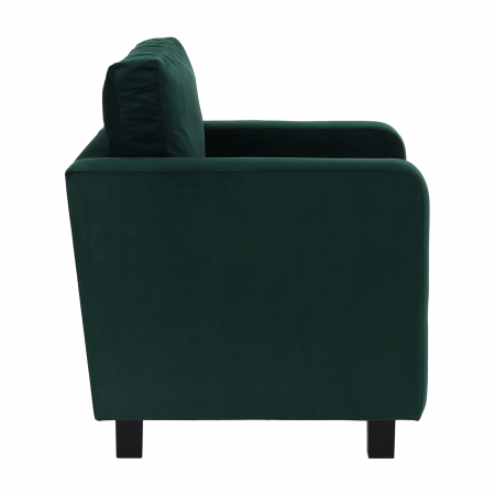 Fotoliu, ţesătură smarald, LUANA [16]