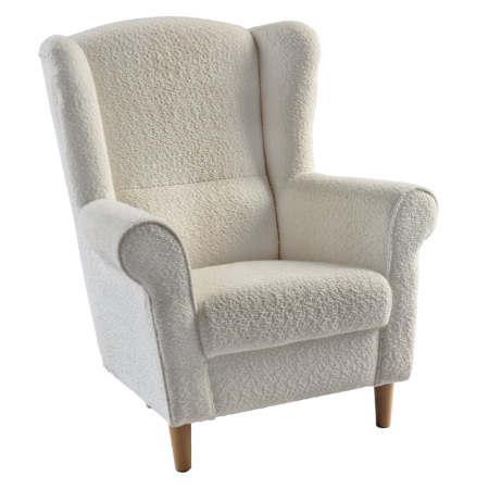 Toate Produsele - Fotoliu, textil crem Coral, CHARLOT