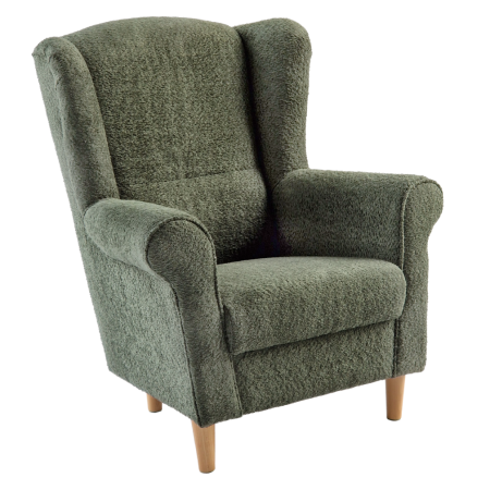 Toate Produsele - Fotoliu, textil verde Coral, CHARLOT