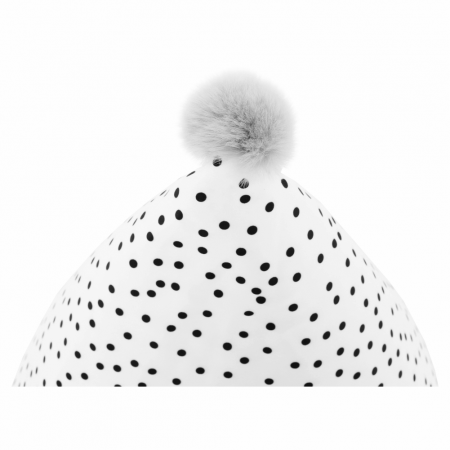 Fotoliu tip sac, alb/roz/gri, POMPOM [6]