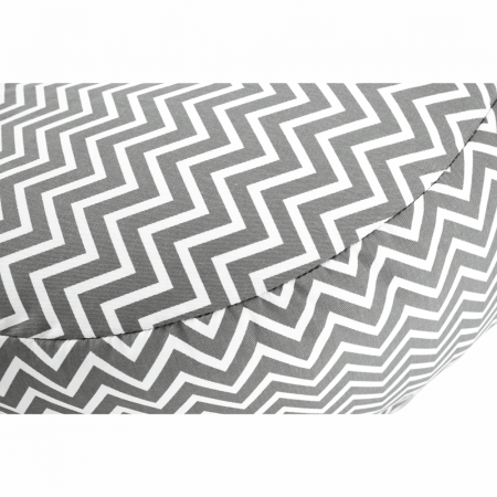 Fotoliu tip sac, gri/alb/model zig-zag, GOMBY [4]