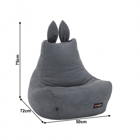 Fotoliu tip sac, gri, LAPIN [15]