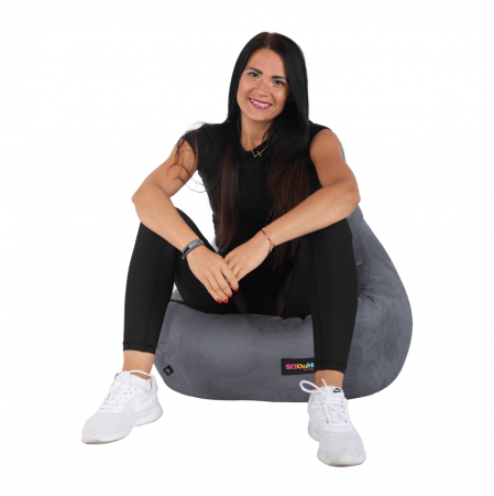Fotoliu tip sac, gri, LAPIN [20]