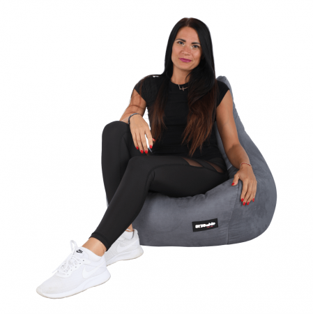 Fotoliu tip sac, gri, LAPIN [24]