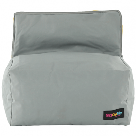 Fotoliu tip sac, gri/material textil verde, ALIMOR [6]