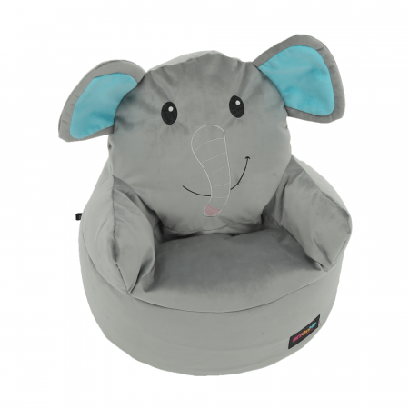 Fotoliu tip sac, material textil gri, BABY TIPUL 2 [6]