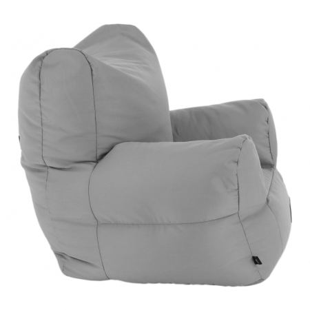 Fotoliu tip sac, material textil gri deschis, TAMPO [9]