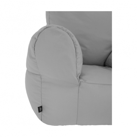 Fotoliu tip sac, material textil gri deschis, TAMPO [13]