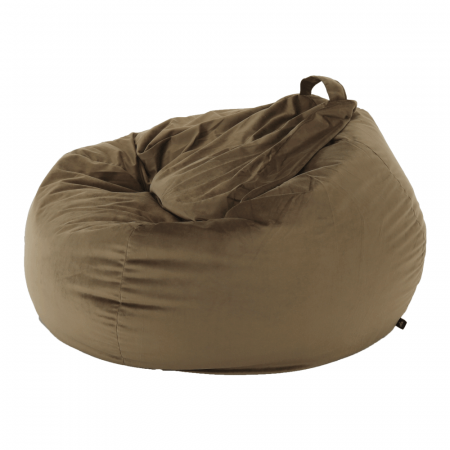 Fotoliu tip sac, material textil gri-maro TAUPE, TRIKALO [12]
