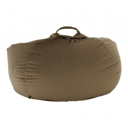 Fotoliu tip sac, material textil gri-maro TAUPE, TRIKALO [11]