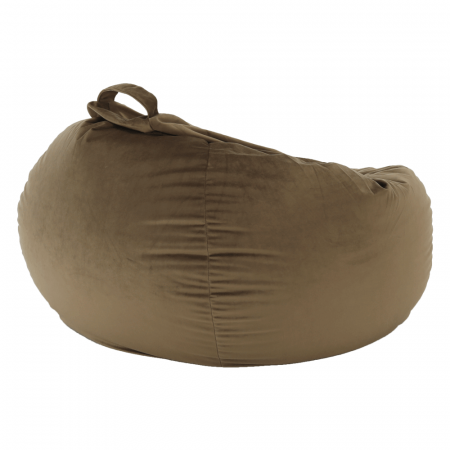 Fotoliu tip sac, material textil gri-maro TAUPE, TRIKALO [8]