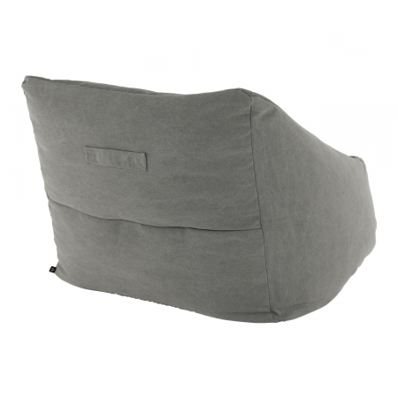Fotoliu tip sac, material textil gri, URASON [8]