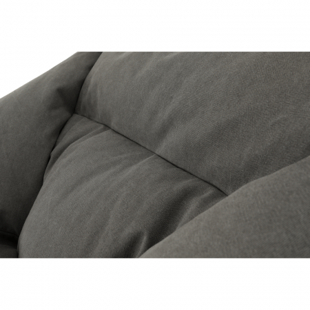 Fotoliu tip sac, material textil gri, URASON [12]