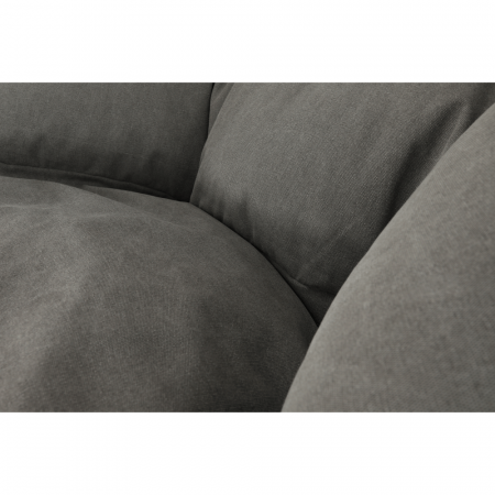 Fotoliu tip sac, material textil gri, URASON [3]