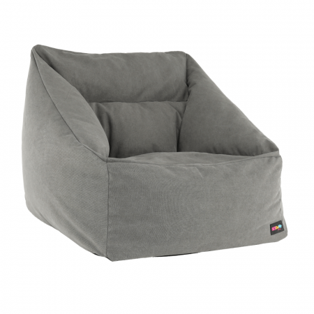 Fotoliu tip sac, material textil gri, URASON [6]