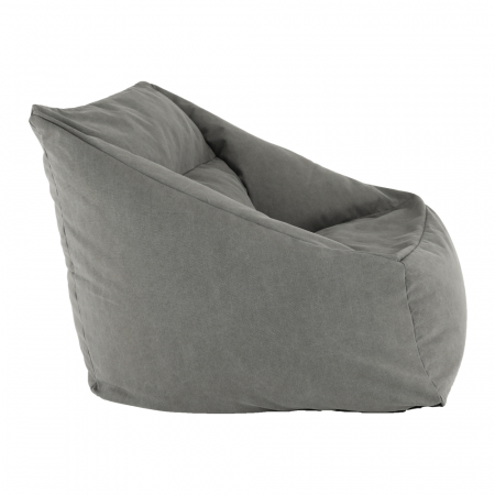 Fotoliu tip sac, material textil gri, URASON [7]