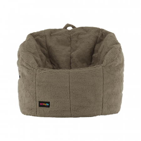 Fotoliu tip sac, material textil maro deschis, ALMERO [6]