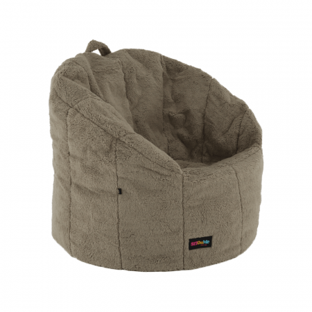 Fotoliu tip sac, material textil maro deschis, ALMERO [15]