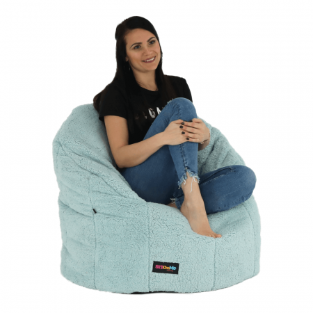 Fotoliu tip sac, material textil mentol, ALMERO [19]