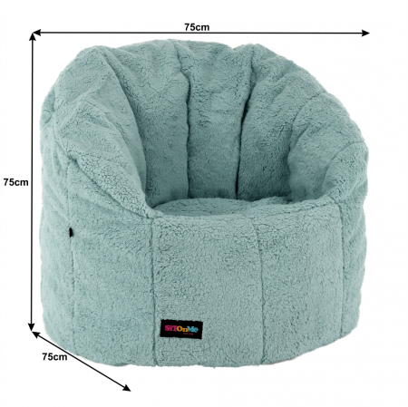 Fotoliu tip sac, material textil mentol, ALMERO [20]