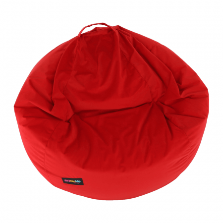 Fotoliu tip sac, material textil roşu, TRIKALO [3]