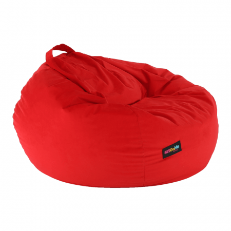 Fotoliu tip sac, material textil roşu, TRIKALO [8]