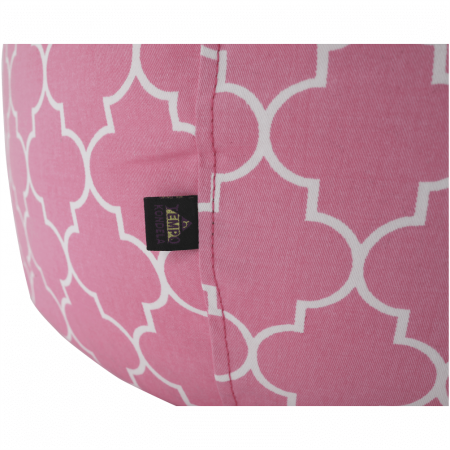 Fotoliu tip sac, roz/alb cu model, GOMBY [2]