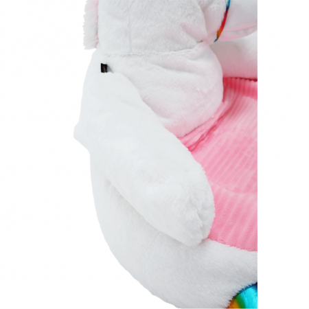 Fotoliu tip sac unicorn, alb/roz/amestec de culori, BUFEL [11]