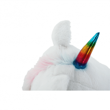 Fotoliu tip sac unicorn, alb/roz/amestec de culori, BUFEL [14]