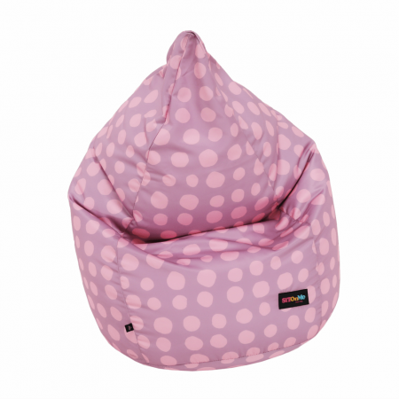 Fotoliu tip sac, violet/roz/cu model, TELDIN [8]