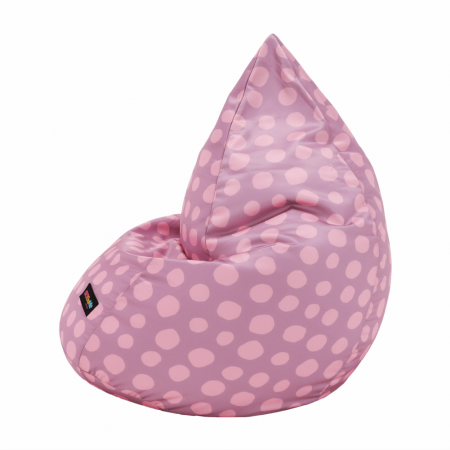 Fotoliu tip sac, violet/roz/cu model, TELDIN [9]