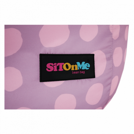 Fotoliu tip sac, violet/roz/cu model, TELDIN [2]