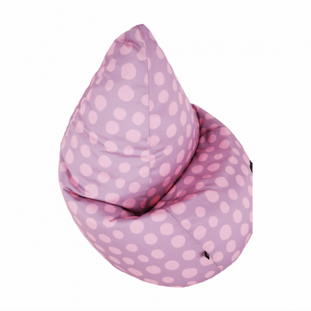 Fotoliu tip sac, violet/roz/cu model, TELDIN [6]
