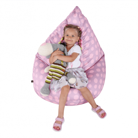 Fotoliu tip sac, violet/roz/cu model, TELDIN [19]
