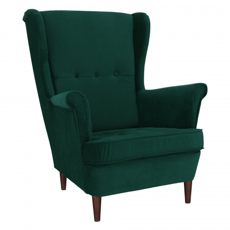 Fotolii balansoar/relaxante - Fotoliu, verde/nuc, RUFINO 3 NEW