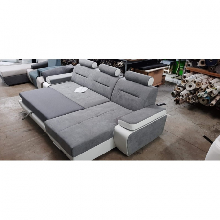 Coltar la comanda, extensibil cu lada si tetiere fixe,265 x 162 cm [14]