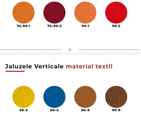 Jaluzele verticale -doar la comanda , la dimensiunea dorita de client -diferite culori la alegere , fara montaj [2]