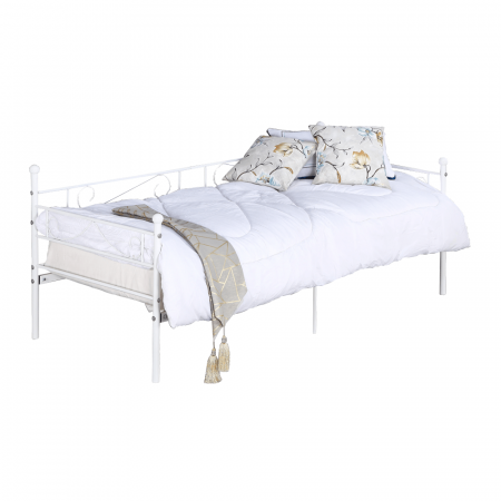Pat metalic de 1 persoana , 90x200 ,suport saltea inclus [9]