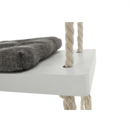 Leagăn pentru copii, alb / gri, SVING [7]