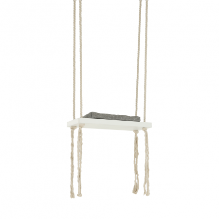 Leagăn pentru copii, alb / gri, SVING [23]
