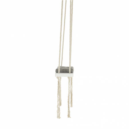 Leagăn pentru copii, alb / gri, SVING [18]