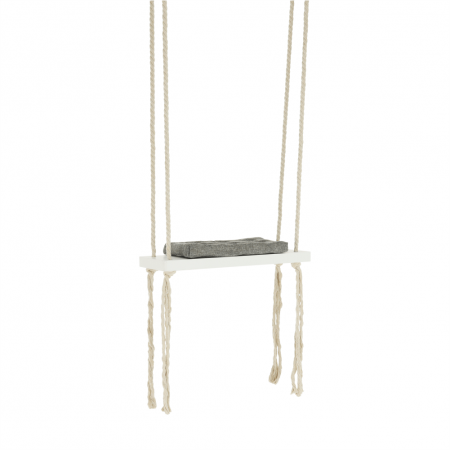 Leagăn pentru copii, alb / gri, SVING [25]