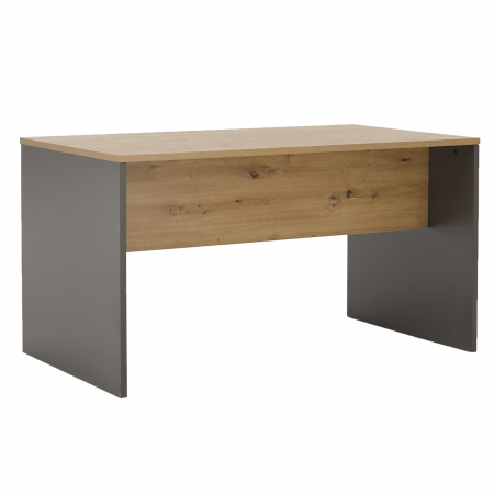 Birouri - Masă de birou, grafit/stejar artisan, RIOMA NEW TYP 16